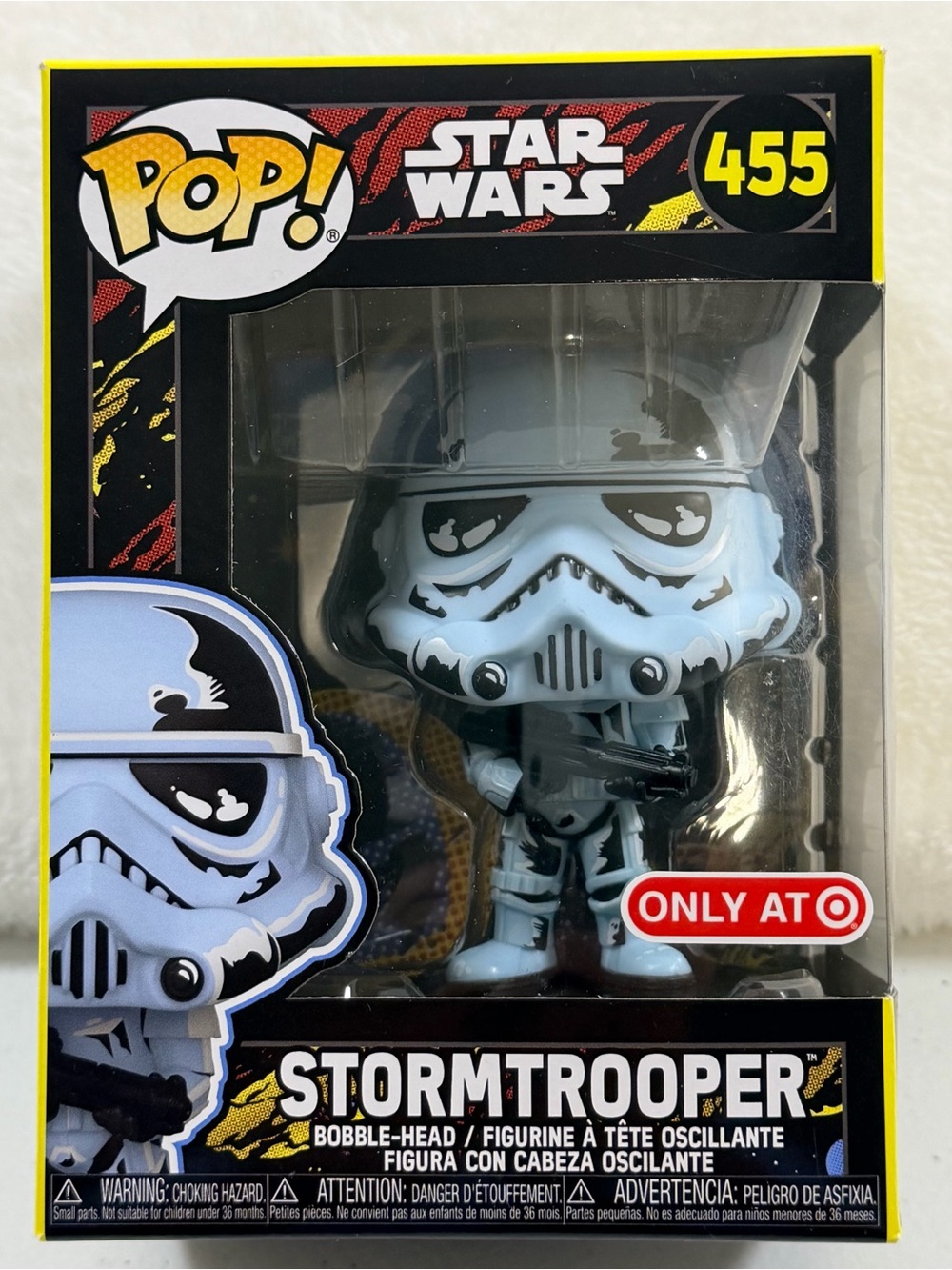 Funko Star Wars Stormtrooper Vinyl Figure - Light Blue and Black #455